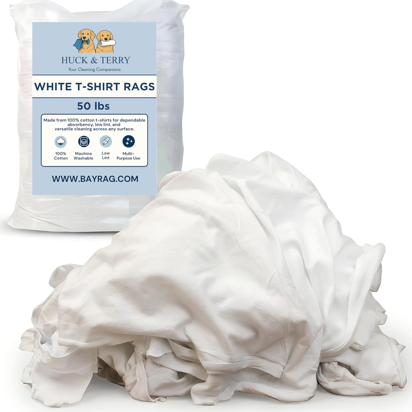 New White T-Shirt Rags