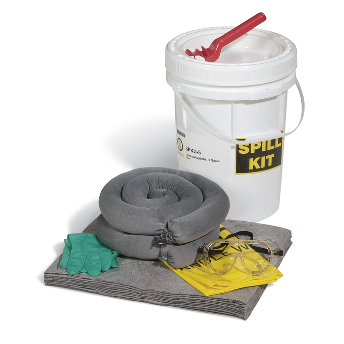 Universal 5-Gallon Bucket Spill Kit - Free Shipping