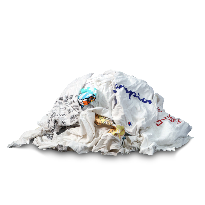 White T-Shirts with Logo