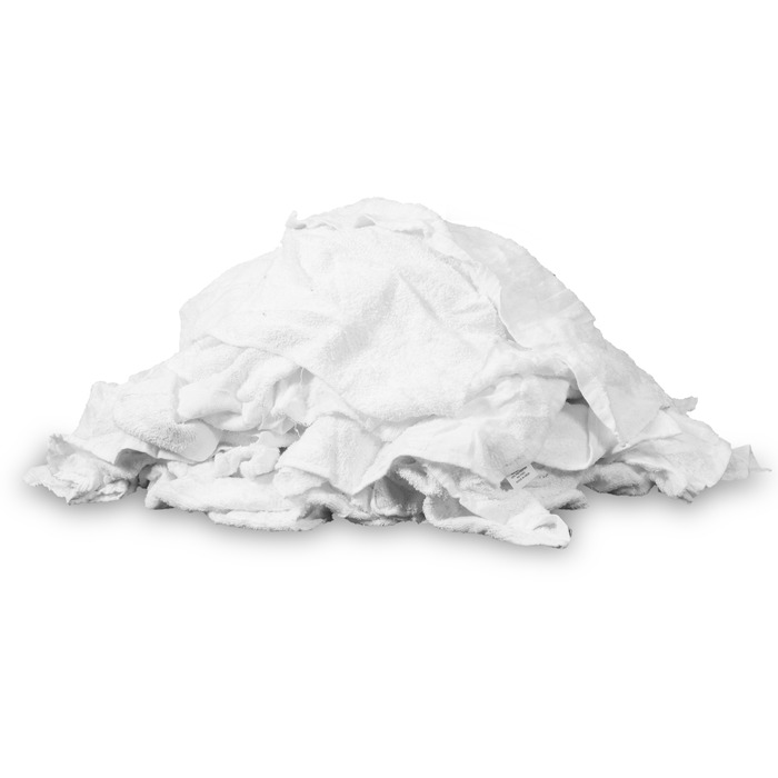 White Turkish Terry Rags