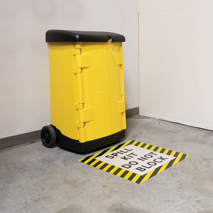 Spill Kit Floor Sign