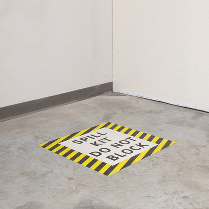 Spill Kit Floor Sign
