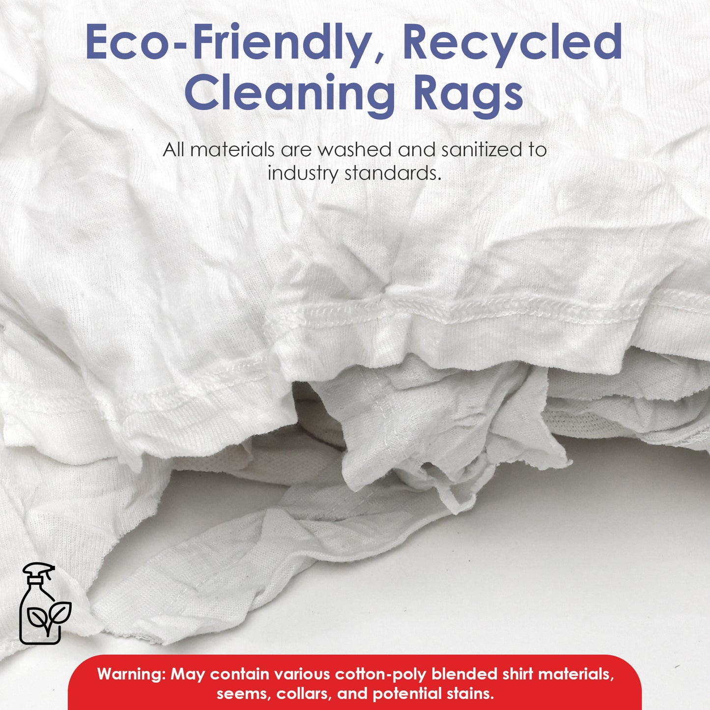 Huck & Terry Recycled T-Shirt Rags