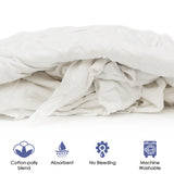 Recycled White T-Shirt Rags