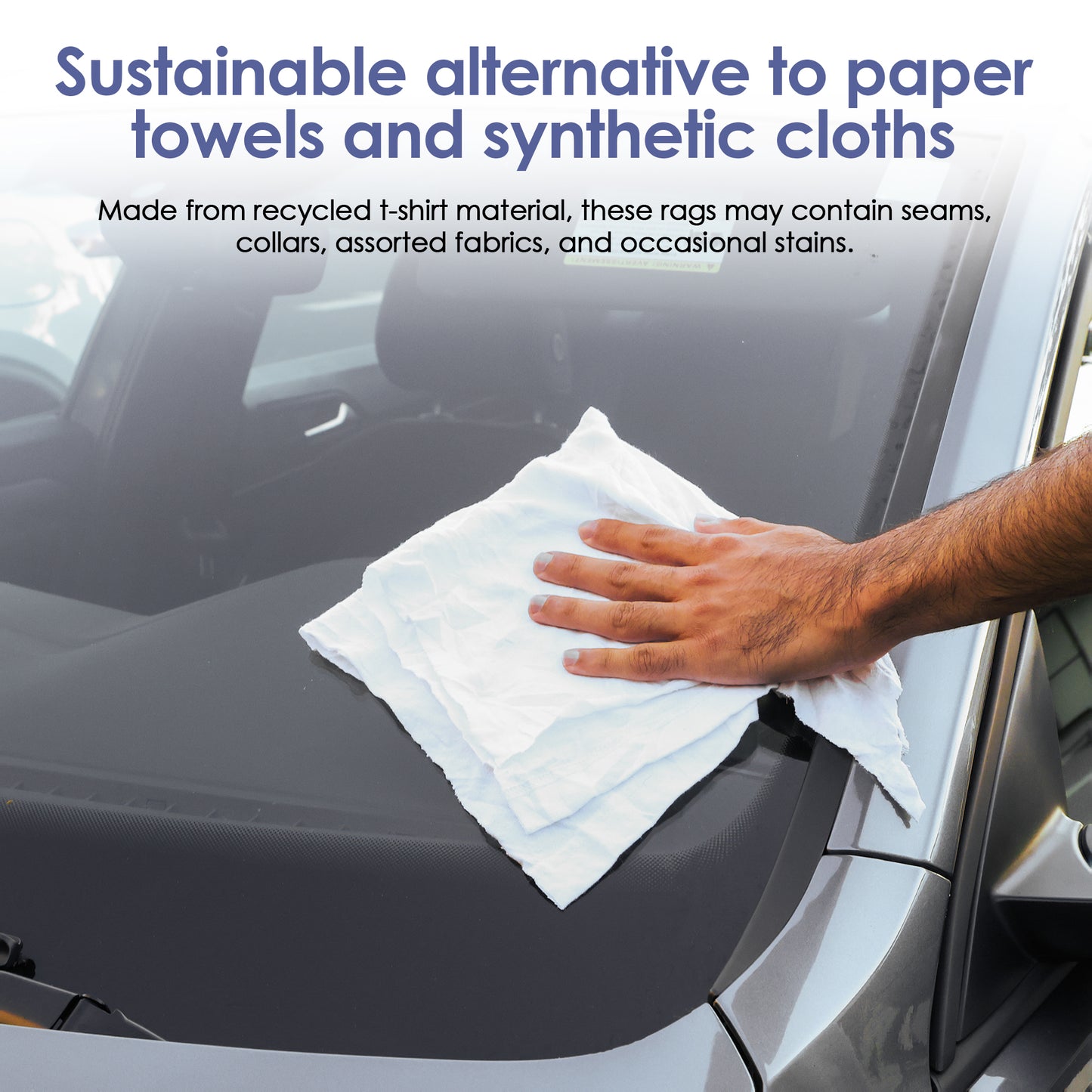 Huck & Terry Recycled T-Shirt Rags