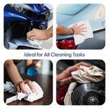 Recycled White T-Shirt Rags