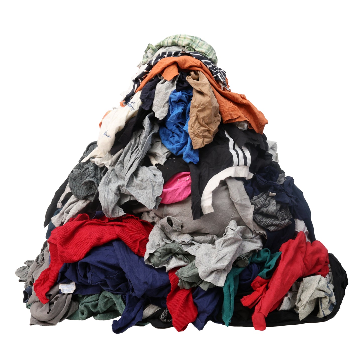 Huck & Terry Color T-Shirt Rags 50 lb Bale