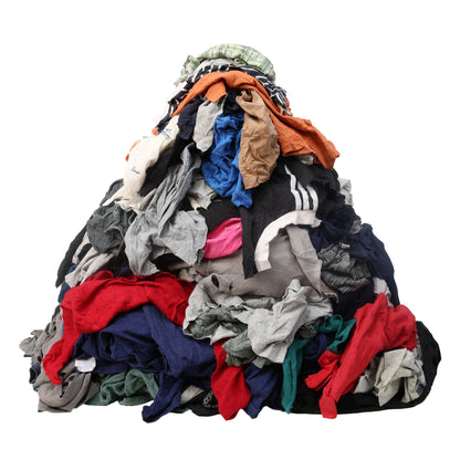 Huck & Terry Color T-Shirt Rags 50 lb Bale