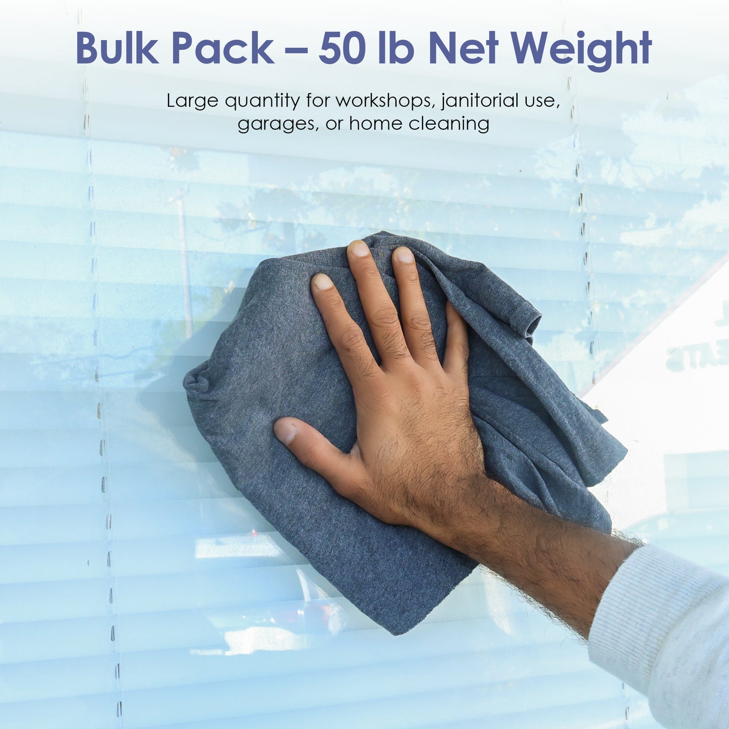 Huck & Terry Color T-Shirt Rags 50 lb Bale