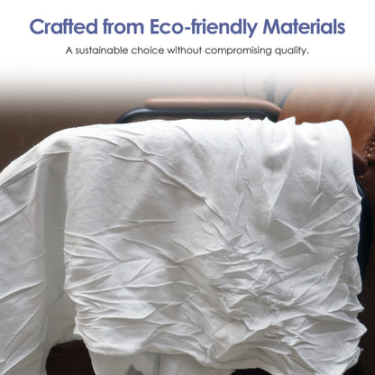 Huck & Terry New White T-Shirt 1 lb Bag