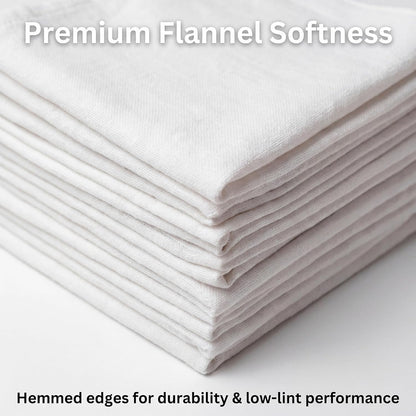New White Premium Flannel Rags