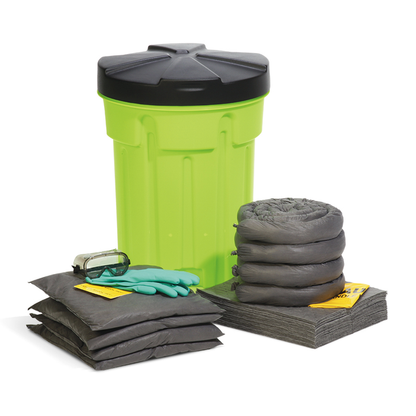 High Visibility Universal 30 Gallon Spill Kit - Free Shipping