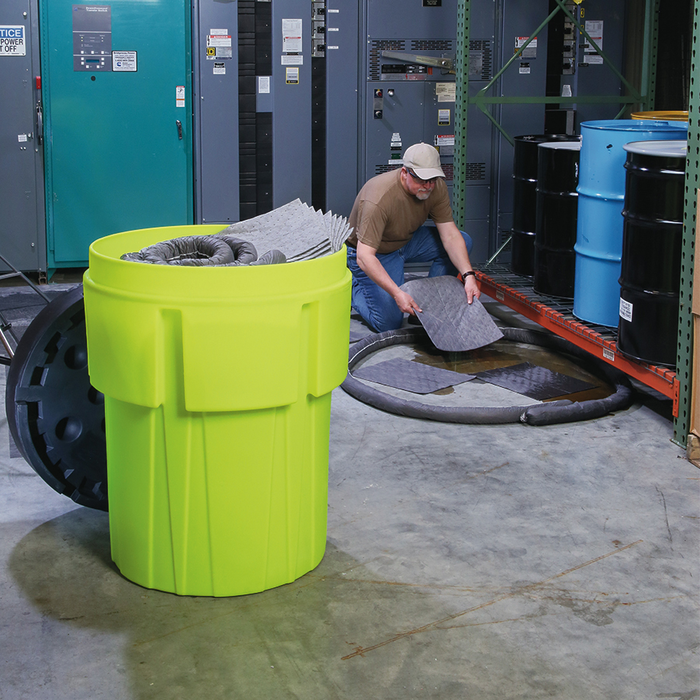Universal 95-Gallon Hi-Viz OverPack Drum Spill Kit