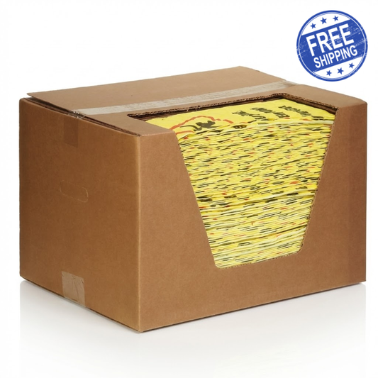 High Visibility Universal Absorbent Pads - Free Shipping