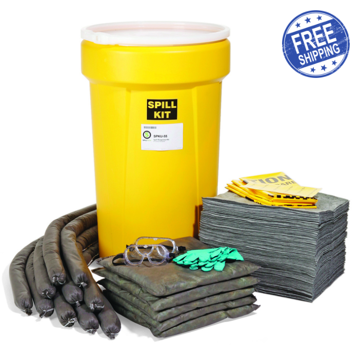 Universal 55-Gallon Spill Kit - Free Shipping