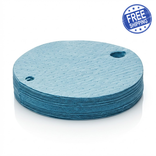 Oil Only Absorbent Drum Pads - Free Shipping