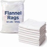 New White Premium Flannel Rags