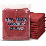 Red Shop Towels (1-dozen)