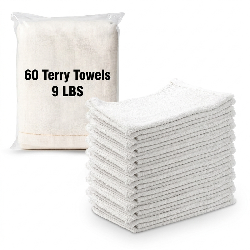 New White Terry Towels