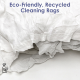 Recycled White T-Shirt Rags