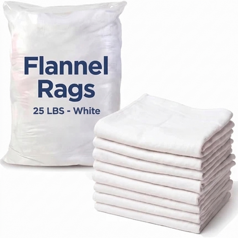 New White Premium Flannel Rags